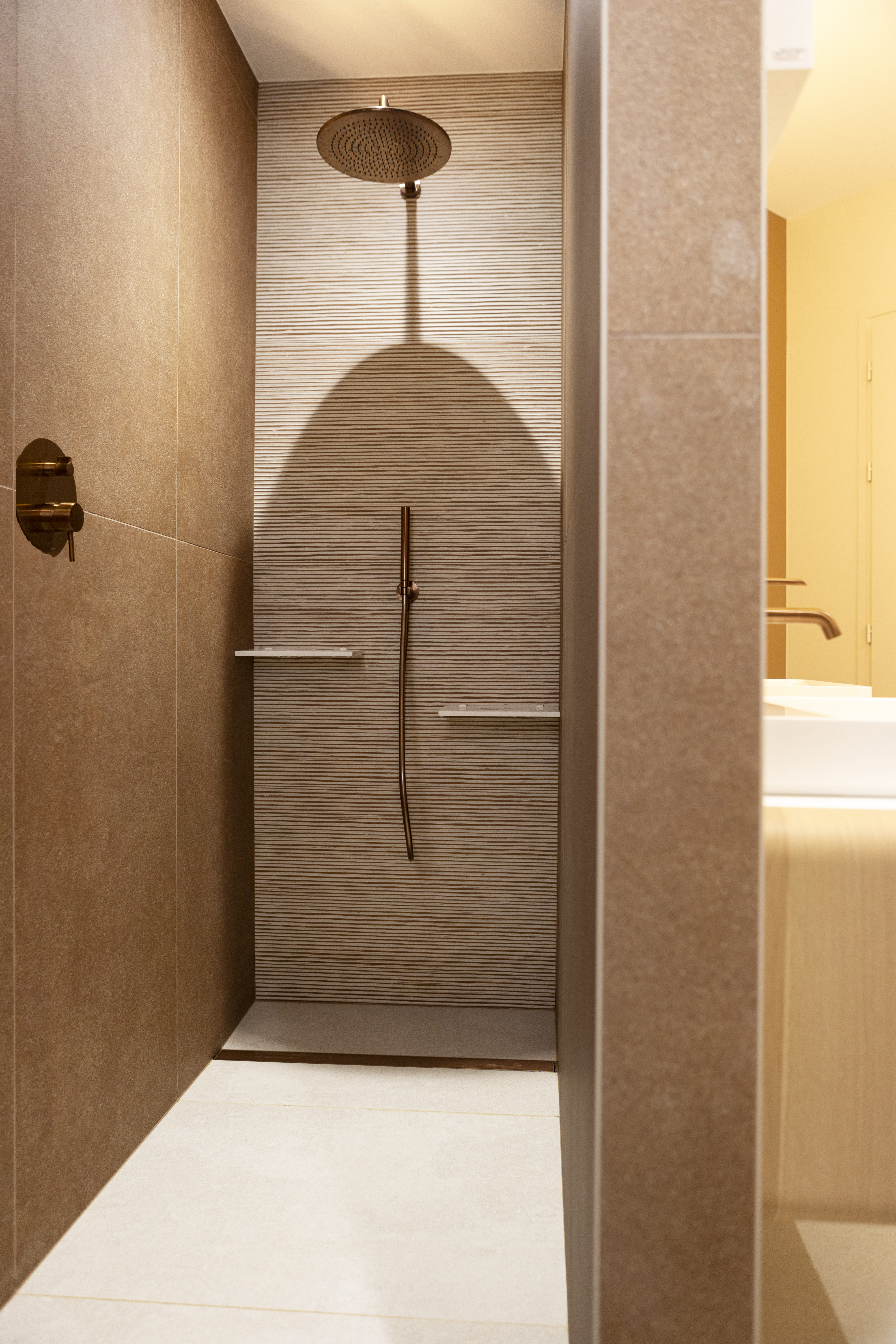 Salle de bain Chaleur Terracotta